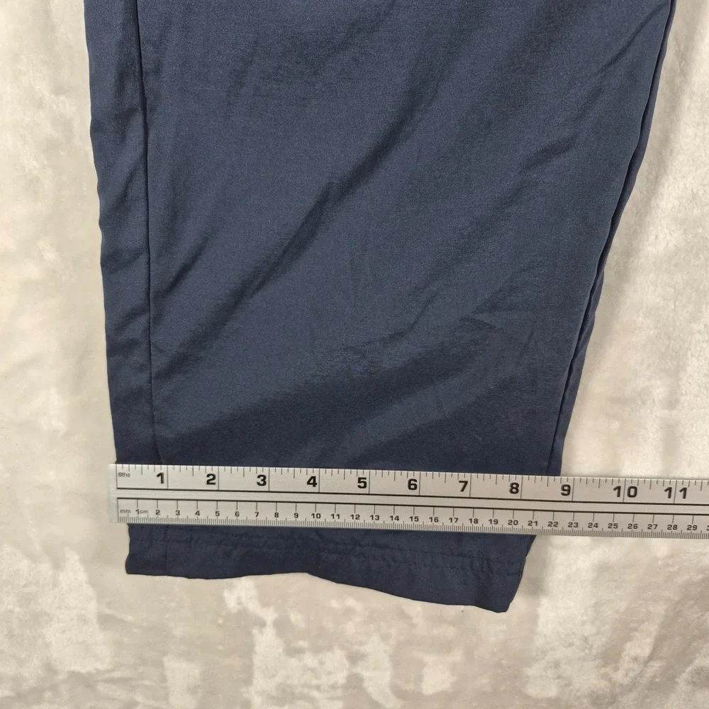 Porsche Design Sport x Adidas Track Pants Men's Large Blue Mesh Lined Ankle Zip